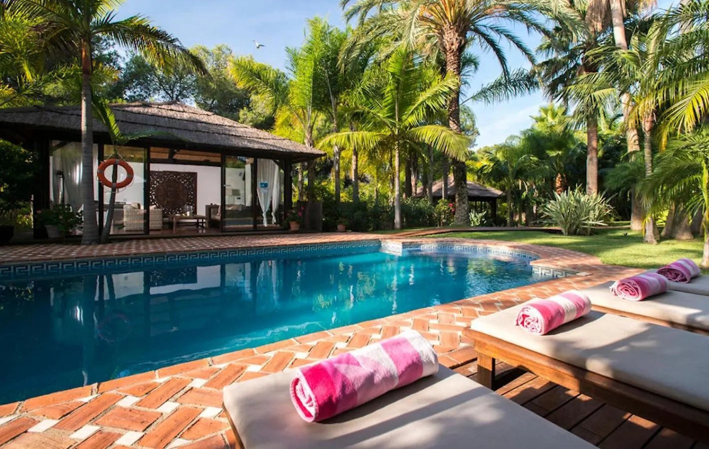 Villa In A Palm Tree Plantation Marbella Spain